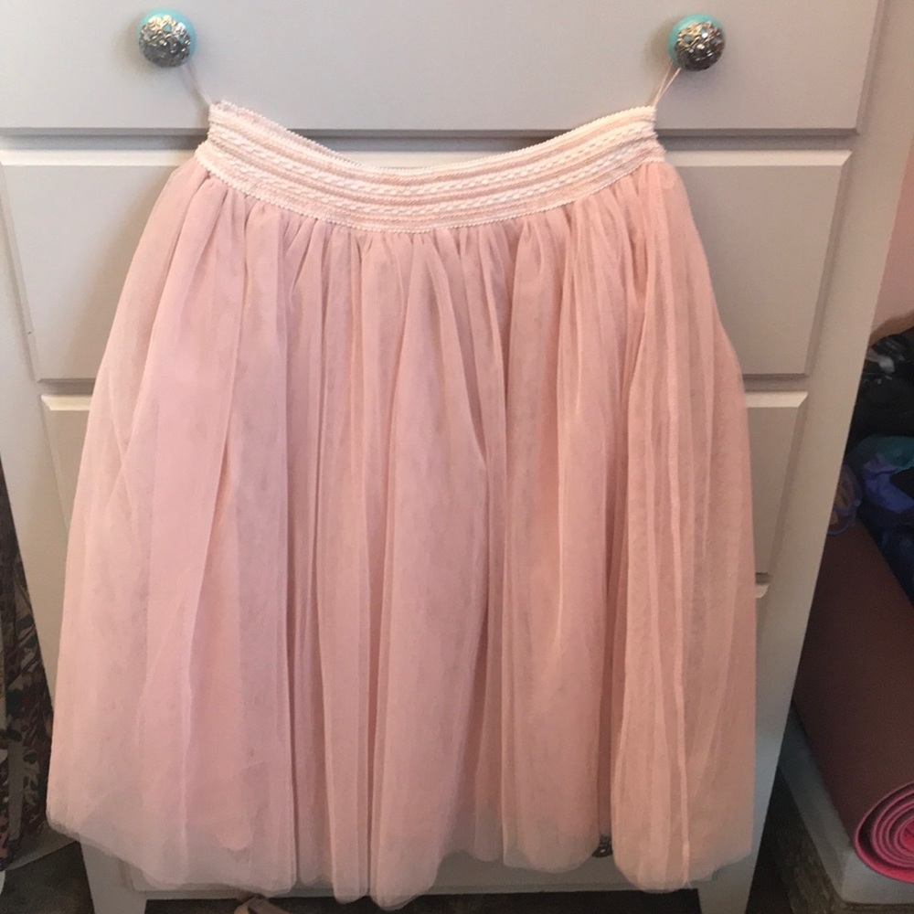 Pink knee length tutu